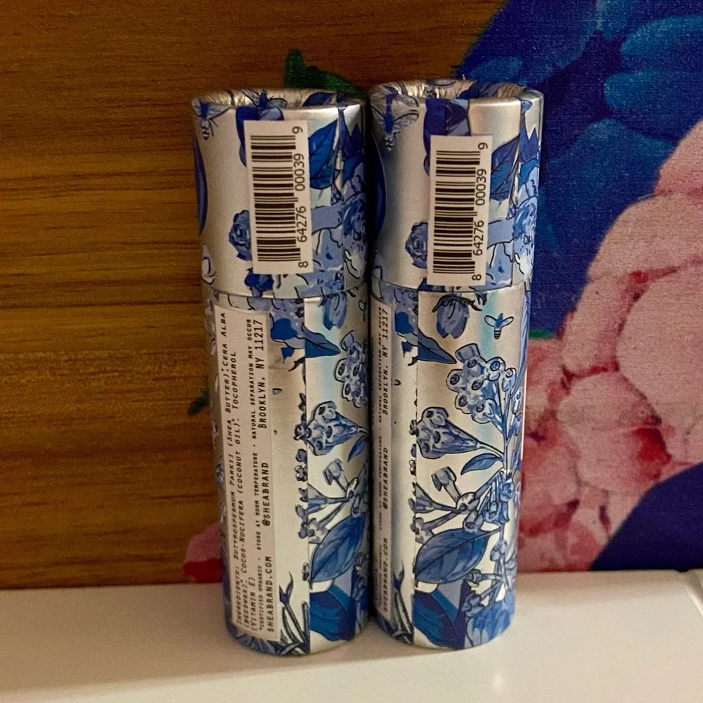 💎 x2 SHEABRAND Shea Natural Lip Balm Bundle Full-Size New